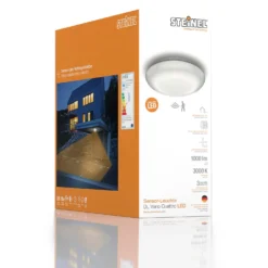 STEINEL LED-Deckenleuchte DL Vario Quattro Silber Mit Bewegungsmelder -Lampen & Leuchten affär 397259 6