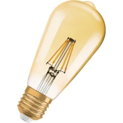 Osram LED-Leuchtmittel 1906 Edisonform Filament E27 Gold Warmweiss 22 W / 200 Lm -Lampen & Leuchten affär 398568 1