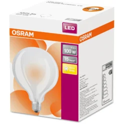 Osram LED-Leuchtmittel Globeform G95 Filament Matt E27 Warmweiss 100 W / 1'521 L -Lampen & Leuchten affär 403240 2