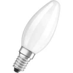 Osram LED-Leuchtmittel Base Kerzenform Filament Matt E14 Warmweiss 40 W / 470 Lm -Lampen & Leuchten affär 413284 1