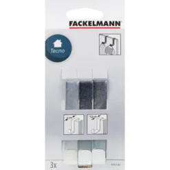 Fackelmann Türhaken 3 Stk. 5 Fackelmann Türhaken 3 Stk. -Lampen & Leuchten affär 417925 2