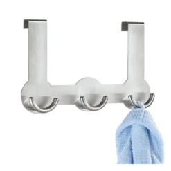 Wenko Edelstahl Türgarderobe Rondo Matt