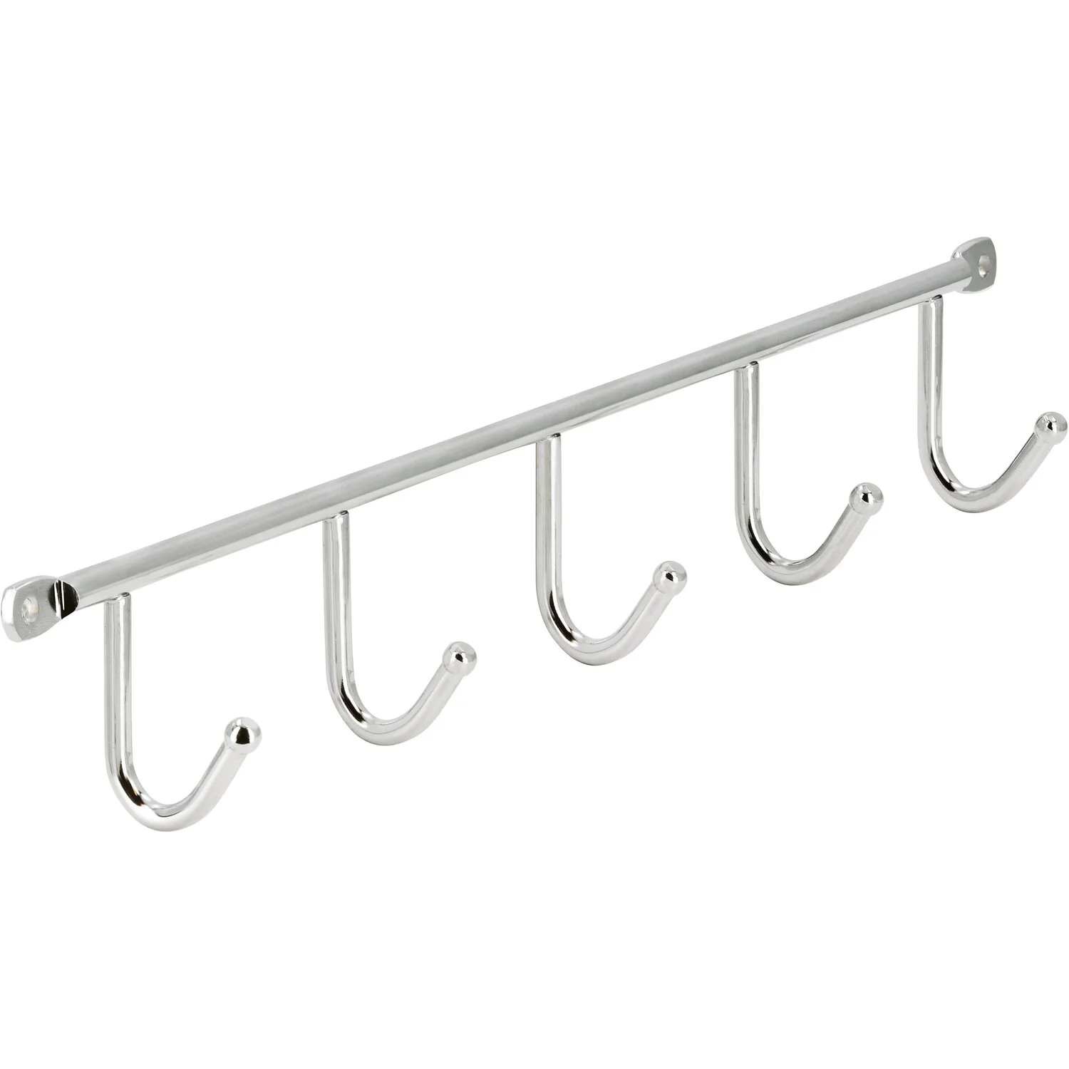 Siro Hakenleiste Metall Chrom Glänzend Lochabstand 339 Mm 3 Siro Hakenleiste Metall Chrom Glänzend Lochabstand 339 Mm – Bild 3