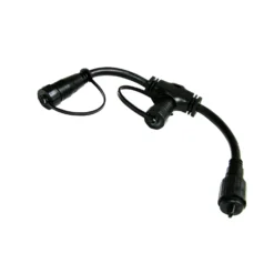 Easy Connect Flex-Verbinder 1 X Eingang 2 X Ausgänge Schwarz