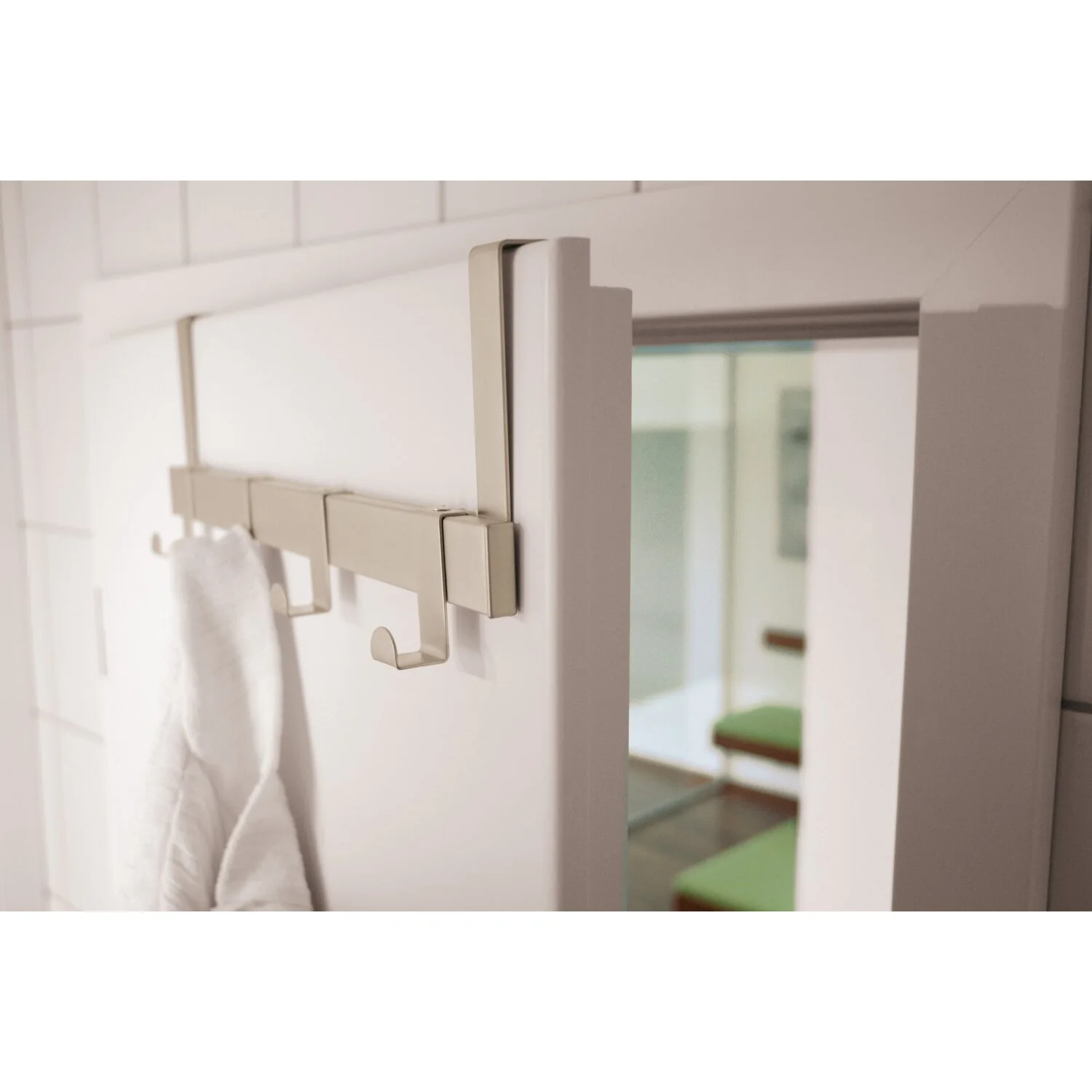 Siro Türgarderobe Metall Vernickelt Matt 13,9 Cm X 40,4 Cm X 5,1 Cm 5 Siro Türgarderobe Metall Vernickelt Matt 13,9 Cm X 40,4 Cm X 5,1 Cm – Bild 5