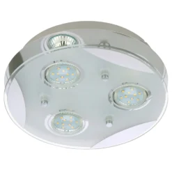 Briloner LED-Deckenleuchte EEK: A+ Flash II 3-flammig 3 W Glas-Chrom -Lampen & Leuchten affär 428449 1