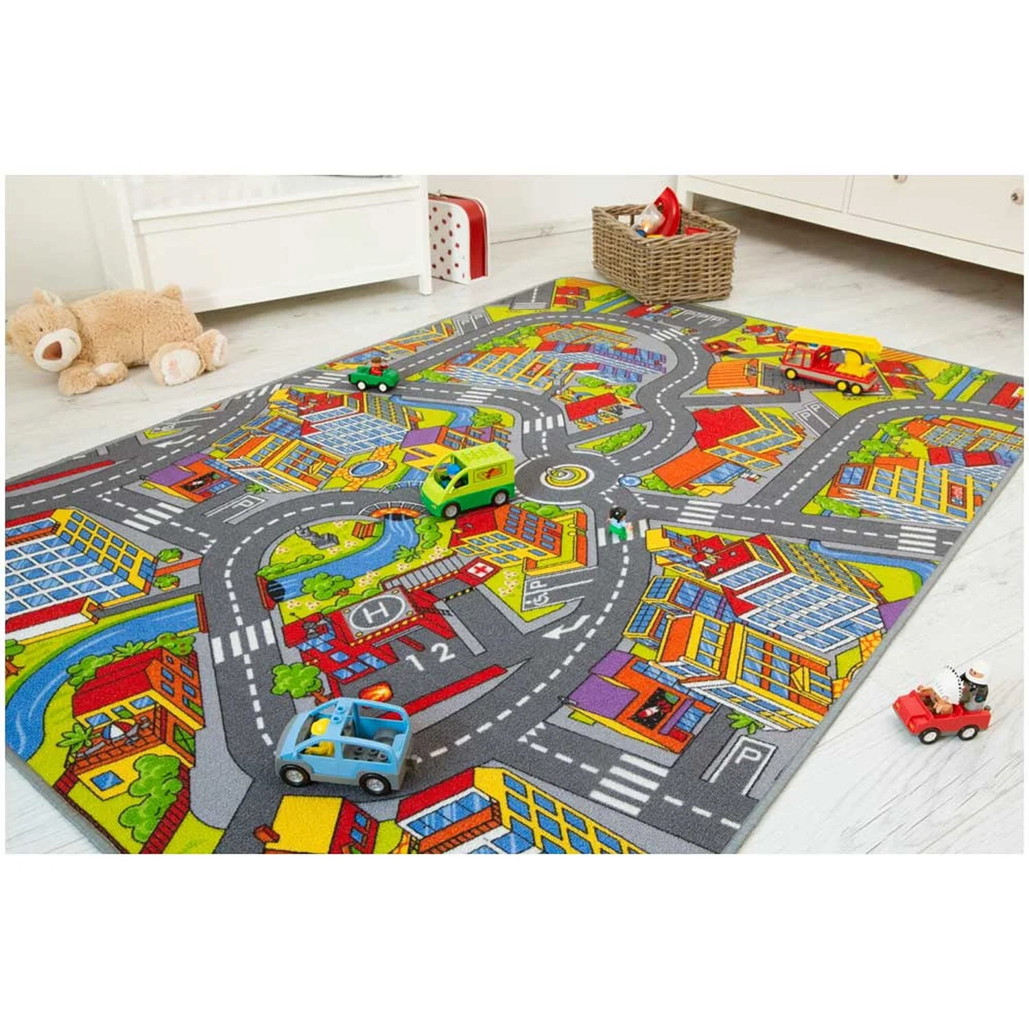 Kinderteppich Strasse 165 X 100 Cm 1 Kinderteppich Strasse 165 X 100 Cm