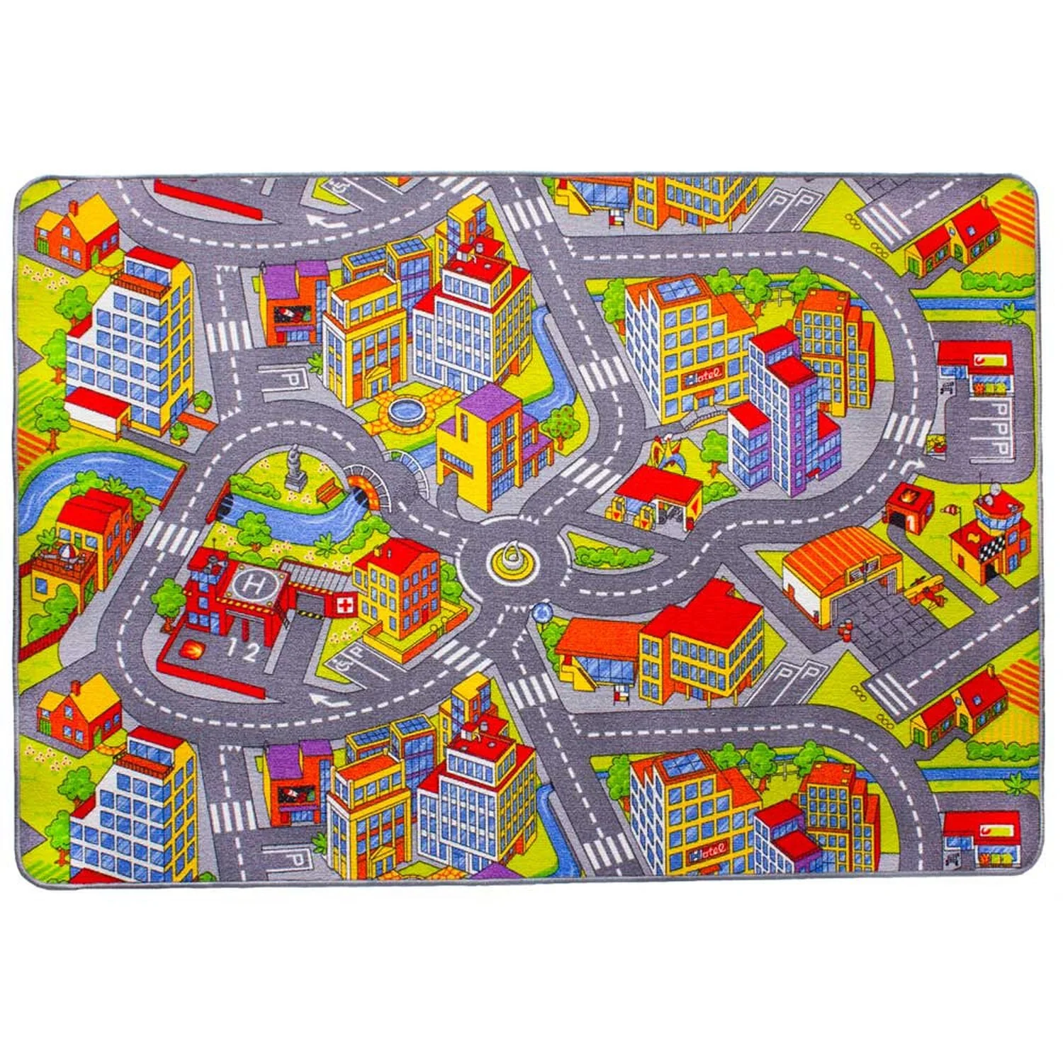 Kinderteppich Strasse 165 X 100 Cm 2 Kinderteppich Strasse 165 X 100 Cm – Bild 2