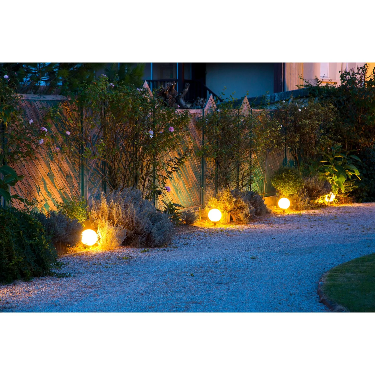 Easy Connect Halogen Garten-Kugelleuchte Ø 25 Cm / E27 / 40 W 3 Easy Connect Halogen Garten-Kugelleuchte Ø 25 Cm / E27 / 40 W – Bild 3