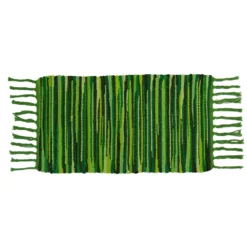 Baumwoll-Läufer Alabama Grün 60 X 120 Cm