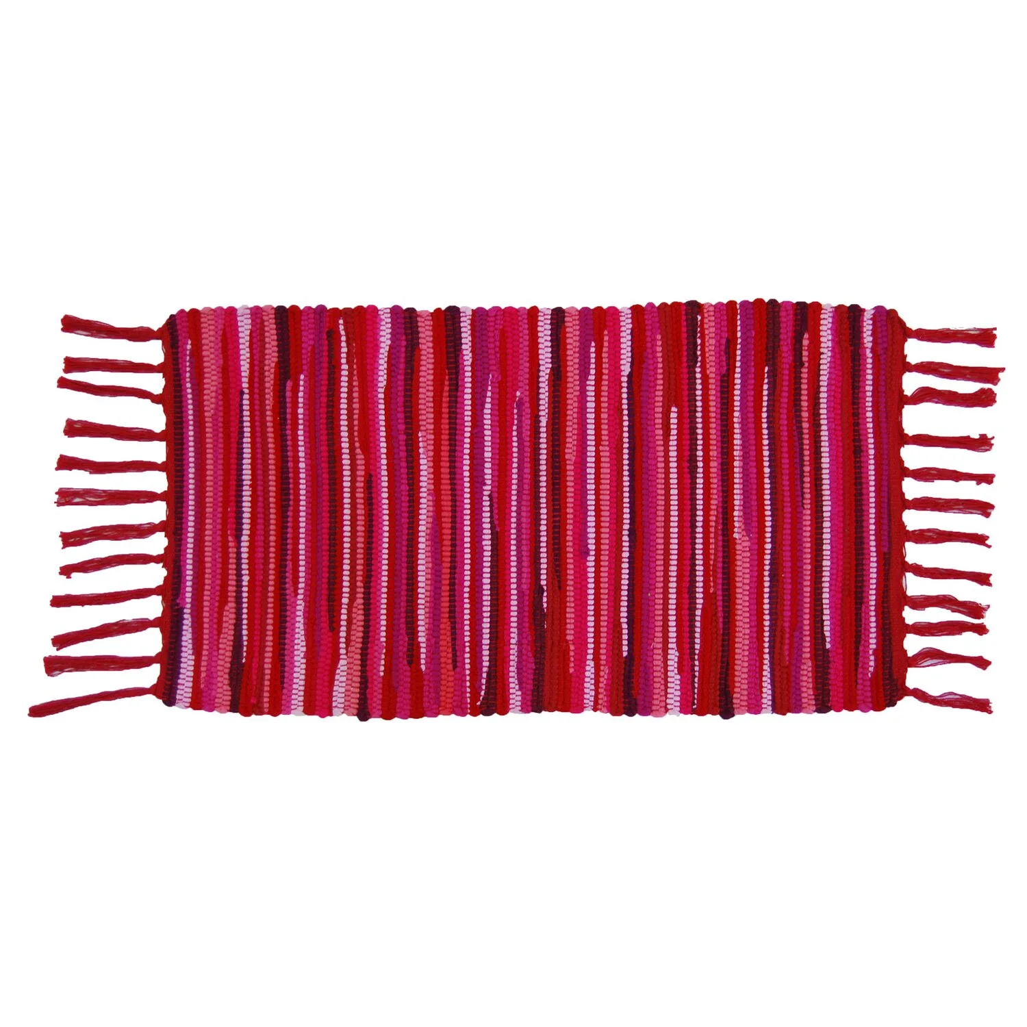 Baumwoll-Läufer Alabama Rot 60 X 120 Cm 1 Baumwoll-Läufer Alabama Rot 60 X 120 Cm