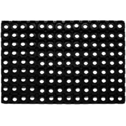 Fussmatte Gummi Schwarz 40 X 60 Cm