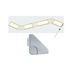 Paulmann Delta Profil Cap Matt Aluminium 2er-Pack