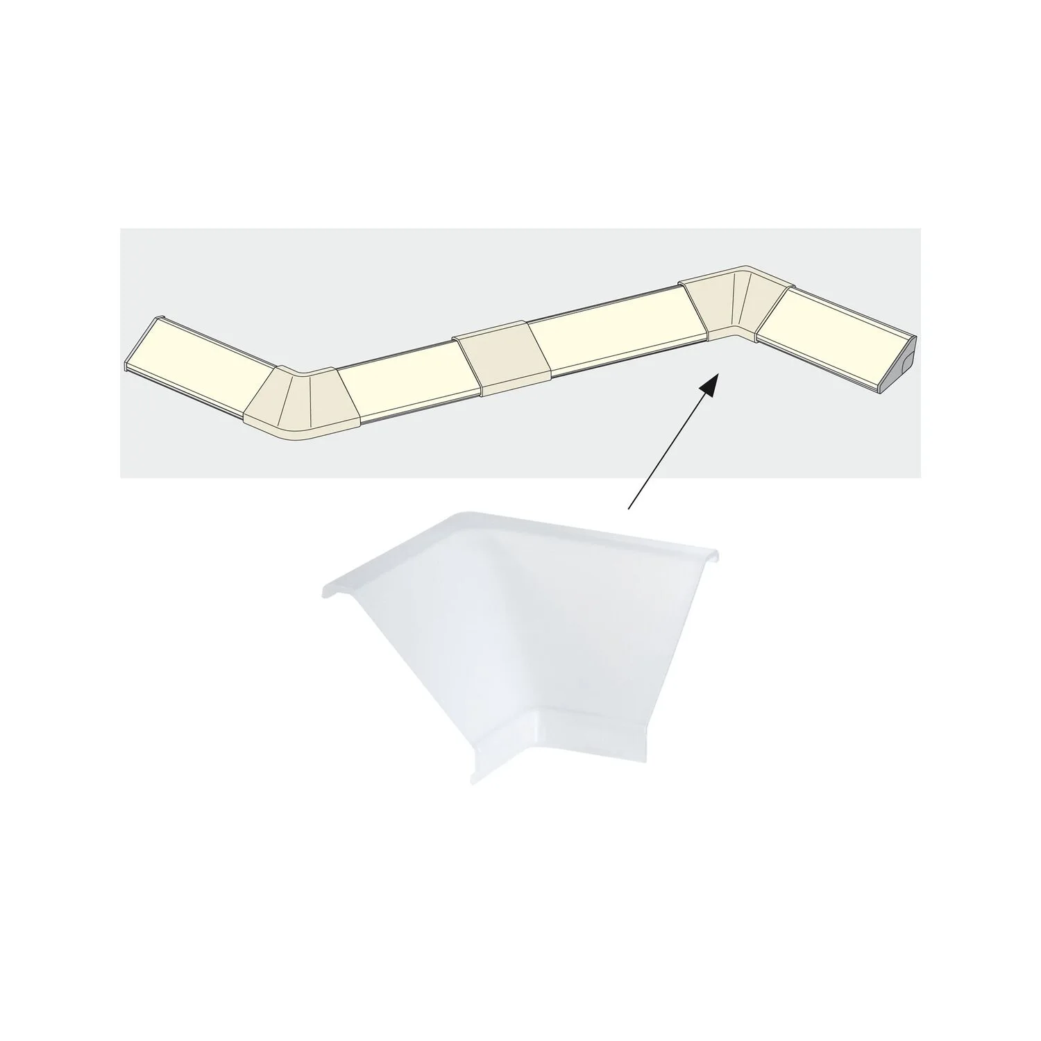 Paulmann Delta Profil Inside Corner Satin 2er-Pack 2 Paulmann Delta Profil Inside Corner Satin 2er-Pack – Bild 2