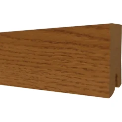 Praktikus Sockelleiste Foliert Eiche 50 X 14 Mm / Länge 2,4 M -Lampen & Leuchten affär 460464 1