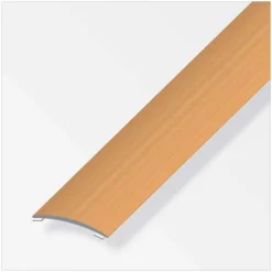 Alfer Übergangs-Profil Selbstklebend Aluminium Buche 0,5 X 4 X 100 Cm