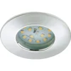 Briloner LED-Einbauleuchte Attach Starr Chrom 1er-Set
