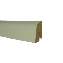 Praktikus Sockelleiste Modern Weiss (furniert) 40 Mm