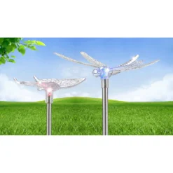 Globo LED-Solarleuchte Libelle Und Schmetterling 0,06 W 4er-Set -Lampen & Leuchten affär 484250 8