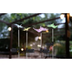 Globo LED-Solarleuchte Libelle Und Schmetterling 0,06 W 4er-Set -Lampen & Leuchten affär 484250 9