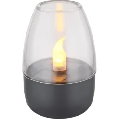 Globo LED-Solarleuchte Dunkelgrau Ø 6 Cm / 0,02 W / 1'800 K