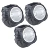 Eglo LED-Solarleuchte Stein Grau 3er-Set
