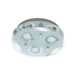 Briloner LED-Deckenleuchte EEK: A+ Flash II 3-flammig 3 W Glas-Chrom