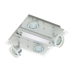 Briloner LED-Deckenleuchte EEK: A+ Lindo 4-flammig 5 W Chrom