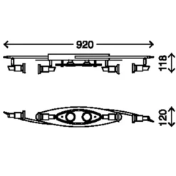 Briloner LED-Deckenleuchte EEK: A+ Flash 6-flammig 3 W Nickel Matt 5 Briloner LED-Deckenleuchte EEK: A+ Flash 6-flammig 3 W Nickel Matt -Lampen & Leuchten affär 502309 2