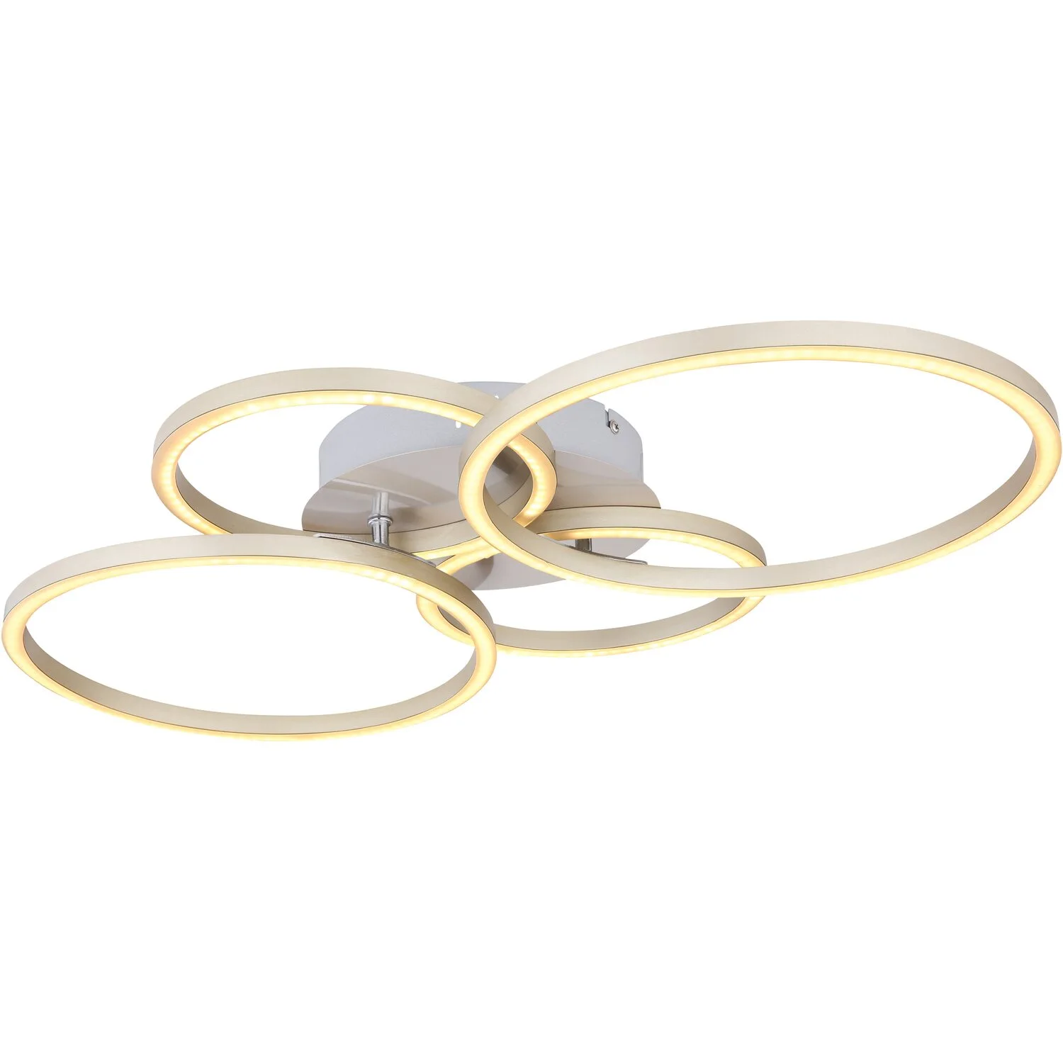 Globo Deckenleuchte Metall Nickel Matt 40,6 X 65,5 Cm 40 W / 1'960 Lm 2 Globo Deckenleuchte Metall Nickel Matt 40,6 X 65,5 Cm 40 W / 1'960 Lm – Bild 2