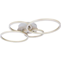 Globo Deckenleuchte Metall Nickel Matt 40,6 X 65,5 Cm 40 W / 1'960 Lm 19 Globo Deckenleuchte Metall Nickel Matt 40,6 X 65,5 Cm 40 W / 1'960 Lm -Lampen & Leuchten affär 503607 2