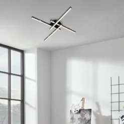 Brilo LED-Wand- Und Deckenleuchte Rey Schwarz 600 X 600 Mm / 1 X LED / 21 W -Lampen & Leuchten affär 504164 4