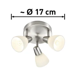 OBI Lighting 3er-LED-Spot Matera 4 W -Lampen & Leuchten affär 505996 3