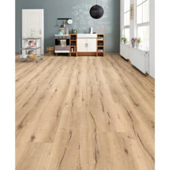 Living By Haro Laminatboden Landhausdiele 4V Eiche Italica Creme XL