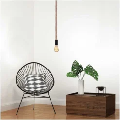 Globo Hängeleuchte Hanfseil Ulleu -Lampen & Leuchten affär 513126 4