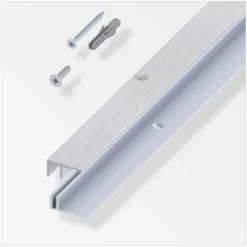 Alfer Abschlussprofil Aluminium Grau 1,05 X 2,1 X 100 Cm Optifloor-Set