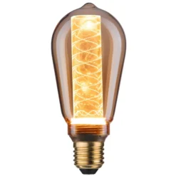 Paulmann LED ST64 Inner Glow Spiralmuster Gold E27 200 Lm / 1'800 K