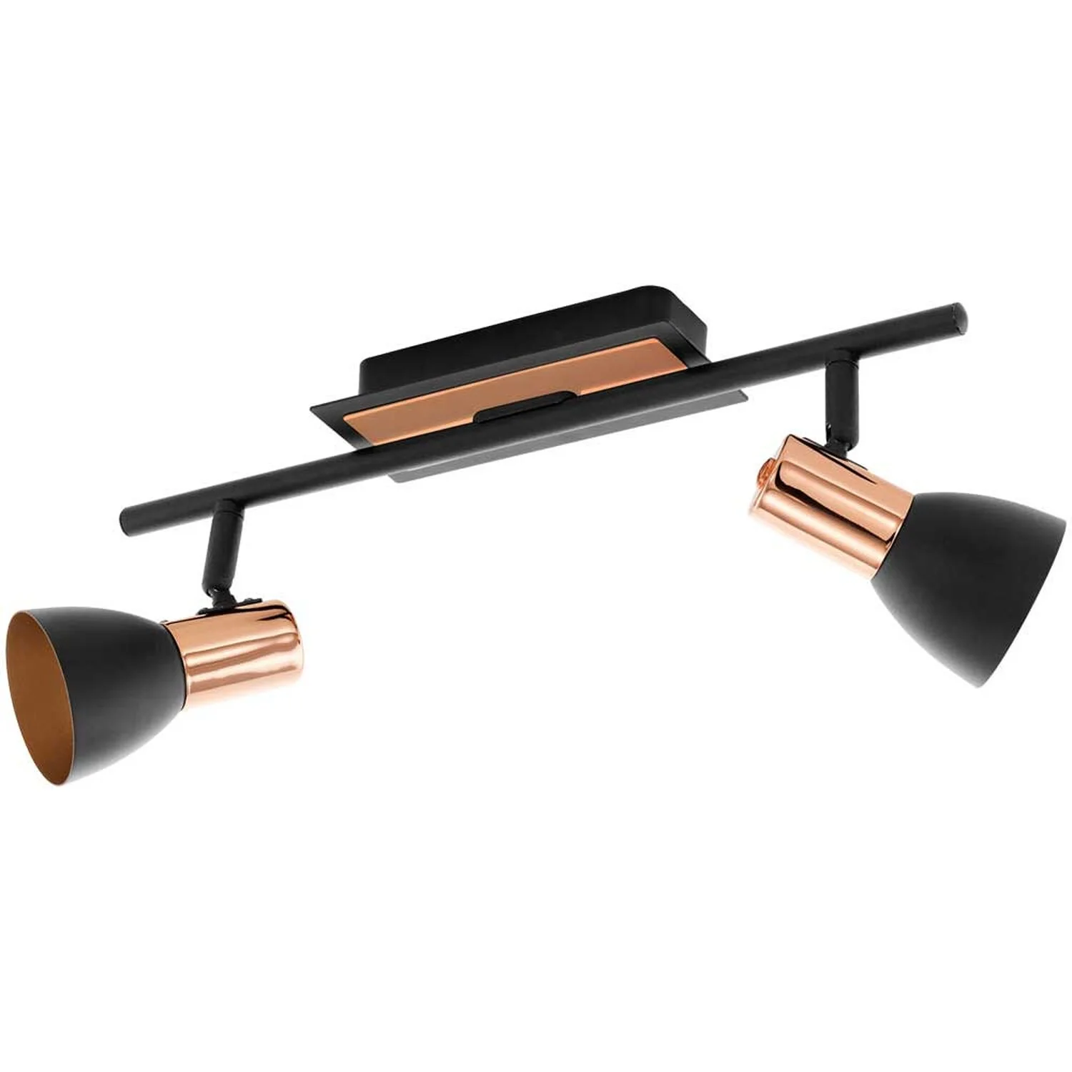 Eglo LED-Spot Barnham 2-flammig Schwarz-Kupfer 240 Lm 1 Eglo LED-Spot Barnham 2-flammig Schwarz-Kupfer 240 Lm