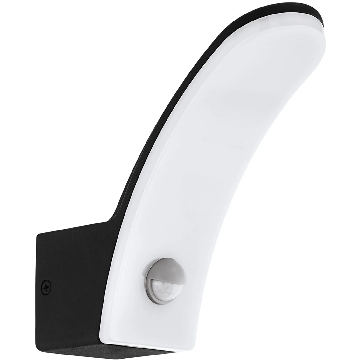 Eglo LED-Aussen-Wandleuchte Fiumicino Mit Sensor Schwarz-Weiss 1 Eglo LED-Aussen-Wandleuchte Fiumicino Mit Sensor Schwarz-Weiss