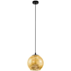 Eglo Pendelleuchte Albaraccin Schwarz-Gold