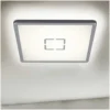 Briloner LED-Deckenleuchte Quadratisch 29,3 Cm In Silber