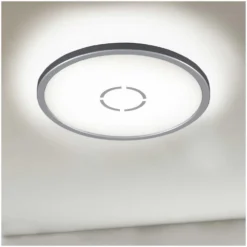 Briloner LED-Deckenleuchte Rund 29,3 Cm In Silber