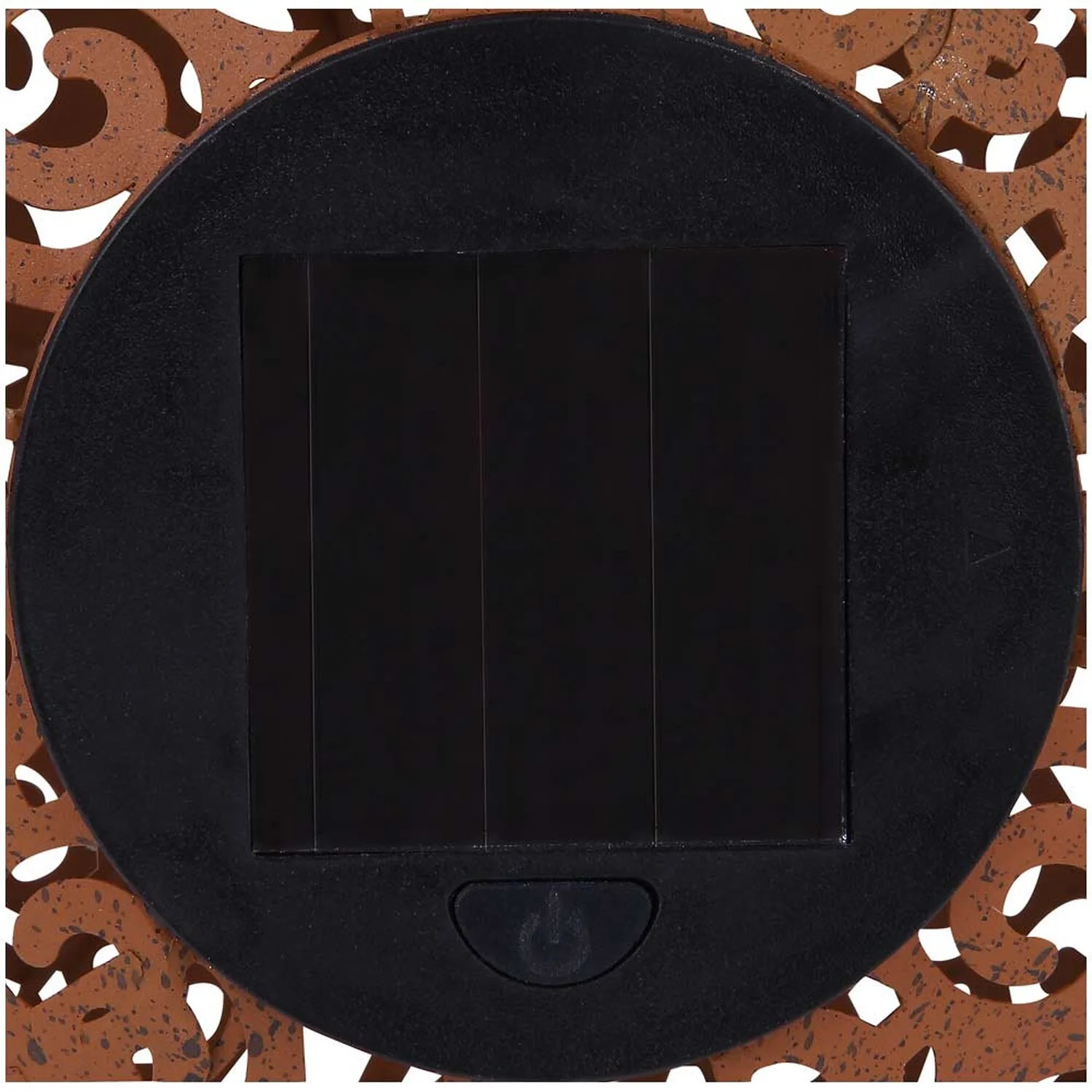 Globo Solarleuchtkugel Metall Rost Ø 18,5 Cm 3 Globo Solarleuchtkugel Metall Rost Ø 18,5 Cm – Bild 3