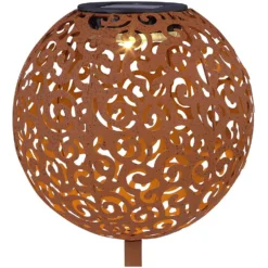 Globo Solarleuchtkugel Metall Rost Ø 18,5 Cm 13 Globo Solarleuchtkugel Metall Rost Ø 18,5 Cm -Lampen & Leuchten affär 516246 4