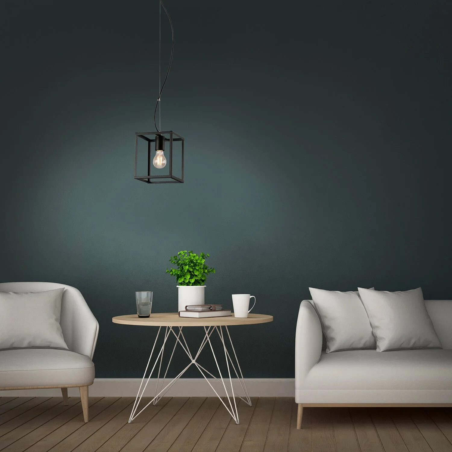 Briloner Pendelleuchte Schwarz 3 Briloner Pendelleuchte Schwarz – Bild 3