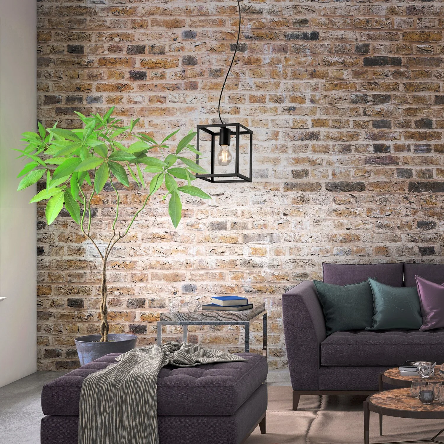 Briloner Pendelleuchte Schwarz 4 Briloner Pendelleuchte Schwarz – Bild 4