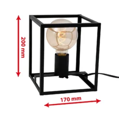 Briloner Tischleuchte Schwarz 6 Briloner Tischleuchte Schwarz -Lampen & Leuchten affär 516502 3