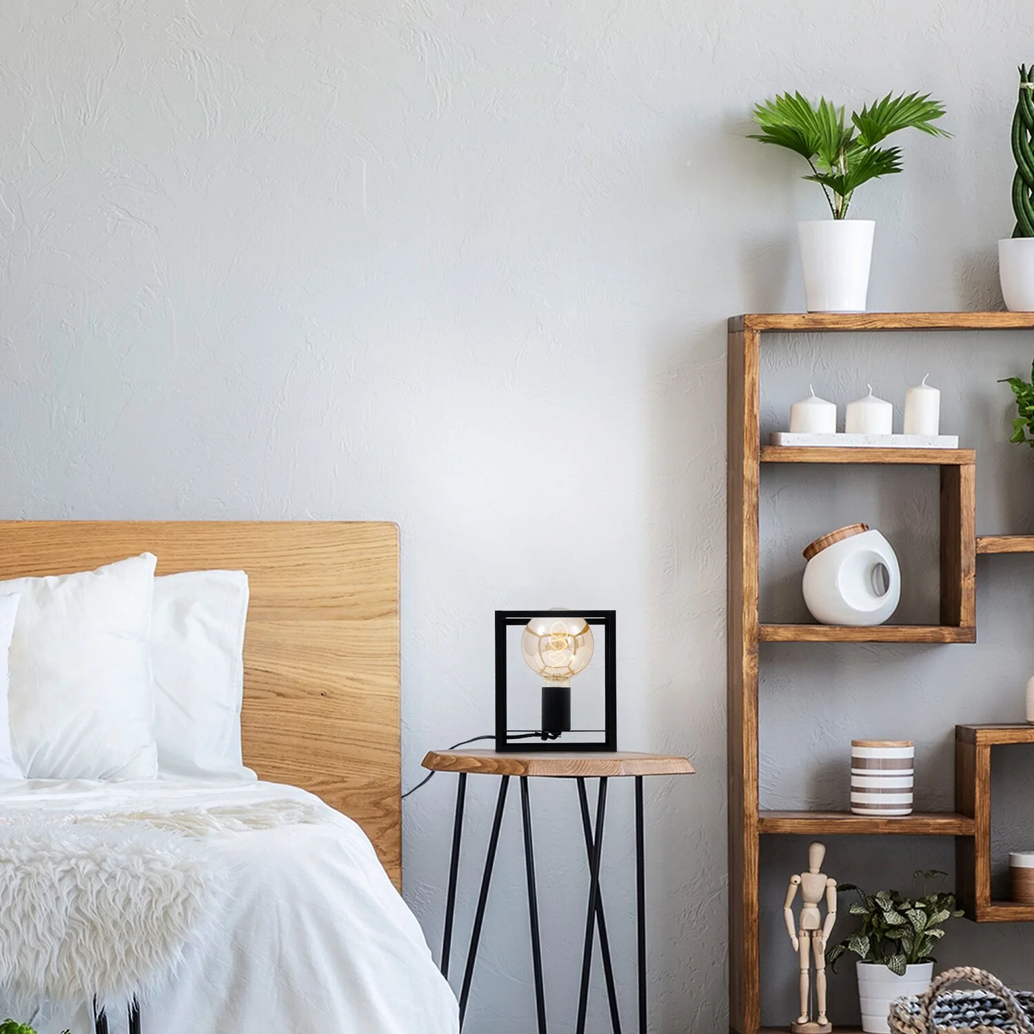 Briloner Tischleuchte Schwarz 4 Briloner Tischleuchte Schwarz – Bild 4