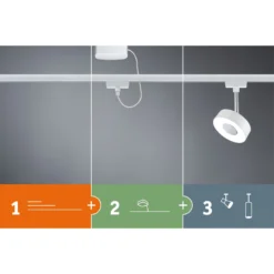 Paulmann URail LED-Spot Cube Weiss 8 W -Lampen & Leuchten affär 516759 5 1