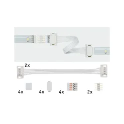 Paulmann LED-Universal-Verbinder Weiss 2er-Pack
